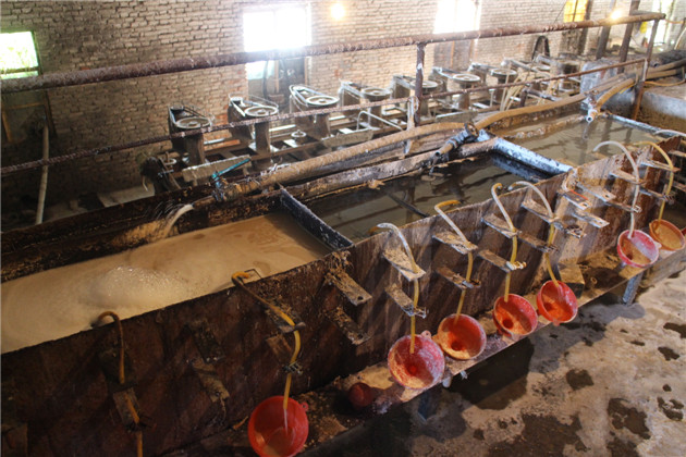 硅線石車間一角